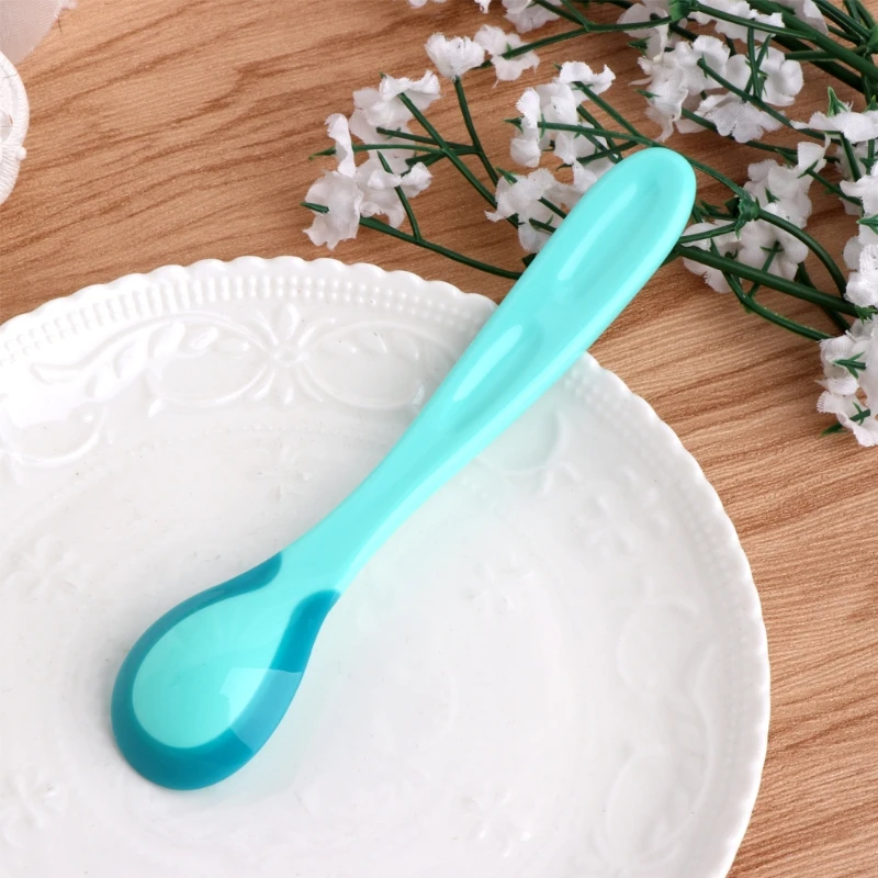 

Temperature Heat Sensing Baby Spoon Safety Infant Newborn Feeding Tool Baby Care