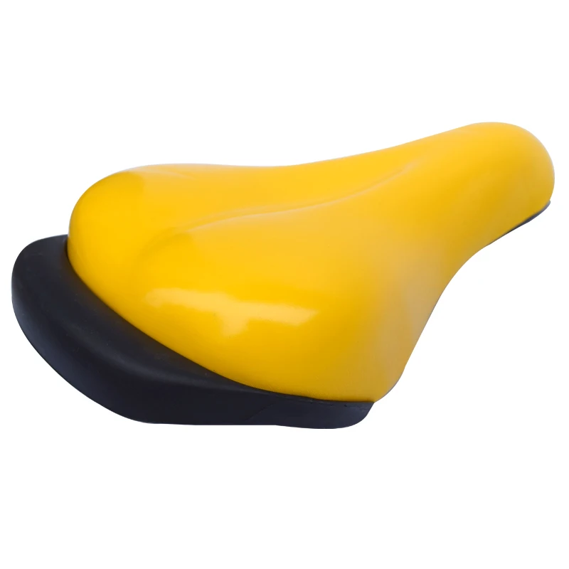 yellow Велосипедное седло, детское переднее сиденье, седло из водонепроницаемой кожи, безопасное детское сидение для мотоцикла, подушка, коврик для велосипеда, велосипедное седло - Цвет: yellow