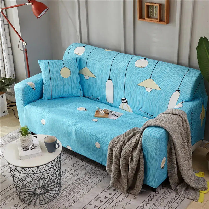 Эластичный чехол для дивана с цветочным принтом противоскользящие Чехлы в