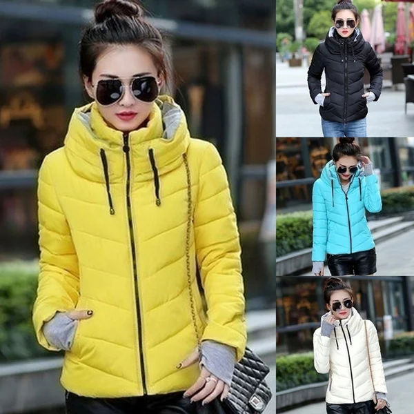 Зимняя куртка женская парка Толстая зимняя верхняя одежда коротким рукавом
