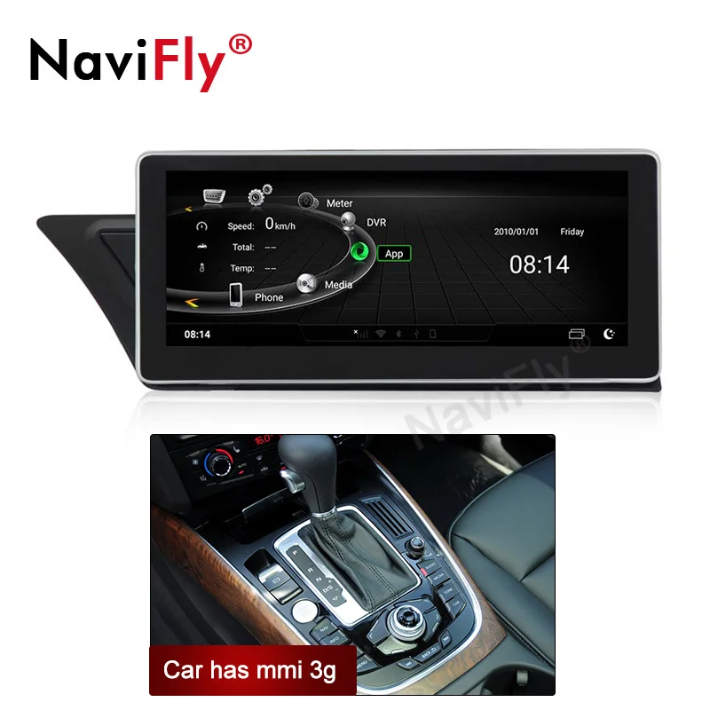 car has mmi 3g 4 аппарат не привязан к оператору сотовой связи 3 ГБ+ 32 ГБ, Android 7,1 Автомобильный dvd Радио аудиоплеер gps навигации для Audi A4 B8 A5 2009 2010 2011 2012 2013 a4l - Цвет: car has mmi 3g
