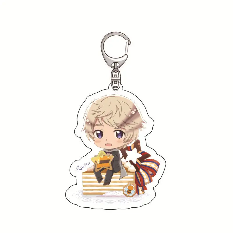 Аниме Axis Powers акриловый брелок Hetalia APH Женская сумка Ювелирные изделия Детский