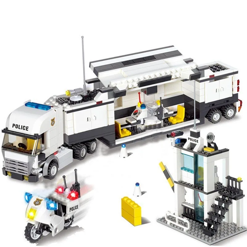 Городской пожарный бой строительные блоки наборы пожарная станция городской