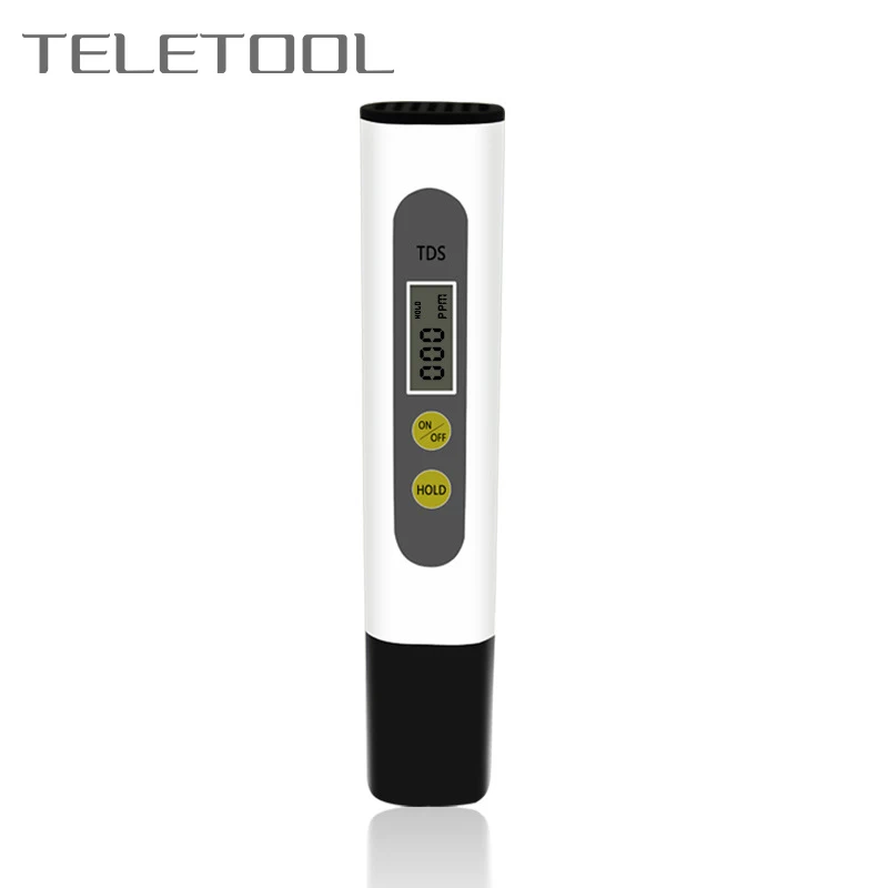 

Water Quality Tester TDS Meter Automatic Calibration 0-990ppm Purity Water Tester for Swimming Pools Drinking Water Aquariums