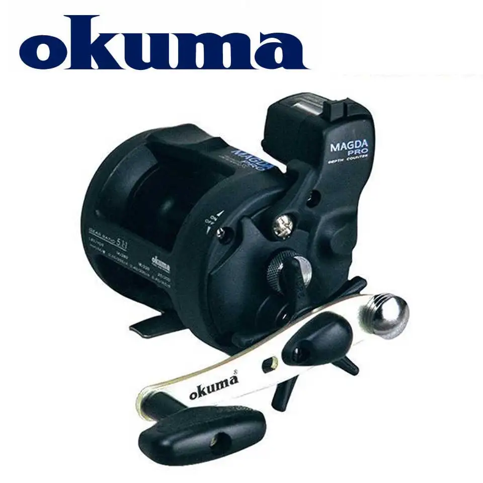 Рыболовная катушка OKUMA MAGDA Linecounter DT MA 15DT T|Рыболовные катушки| |