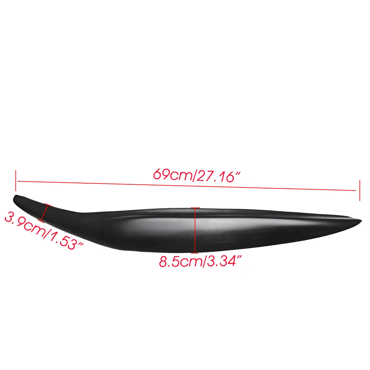 

Pair Car Headlight Eyebrows Cover Trim Head Light Lamps Eyelids Sticker For Ford Fiesta MK7 MK7.5 2012-2017