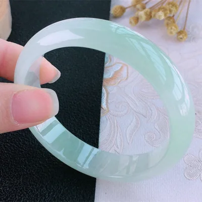 Ювелирные изделия Zheru натуральный бирманский браслет цвет зеленый 54-64 мм