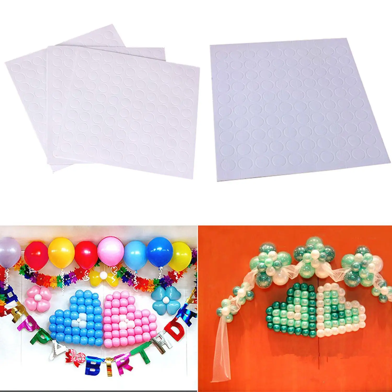 100 точек воздушный шар приклеивания клея точка клеи прикрепить воздушные шары