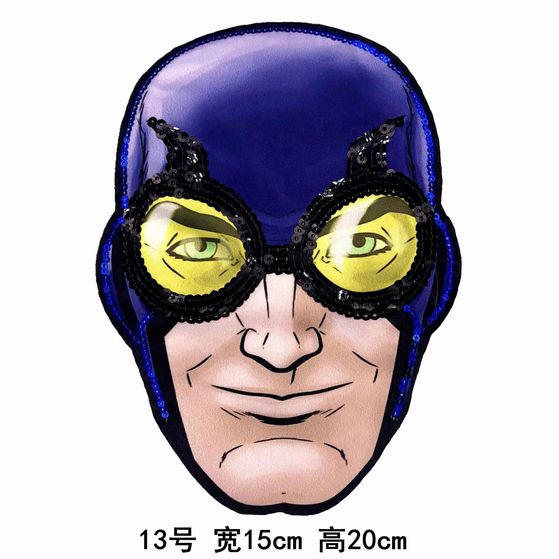 13 Pulaqi Sequin Avengers Patch DIY Embroidered Patches For Clothing Sew On Patches Cartoon Marvel Stickers Badge Patch For Clothes - Цвет: 13