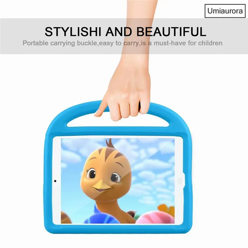 kids safe case for huawei mediapad m3 lite t3 8 0 kob l09w09 tablet eva shockproof hand held cover funda for matepad t8 8 inch free global shipping
