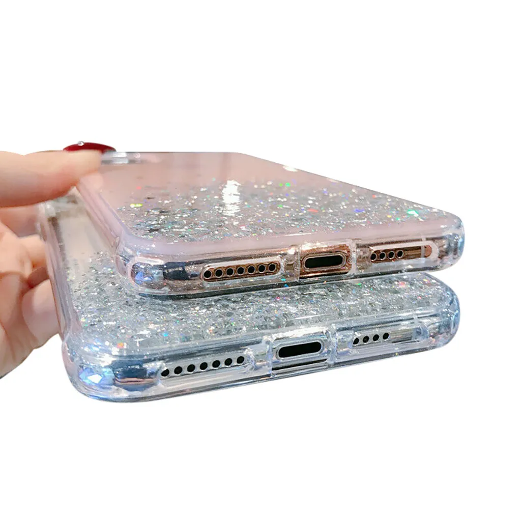Чехол для iphone 11pro чехол с жидким зыбучим песком блестящий прозрачный защитный