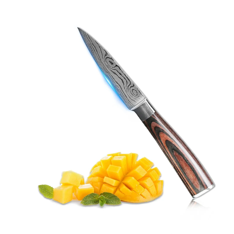 Набор кухонных ножей из нержавеющей стали 440C японский шеф повар сантоку с