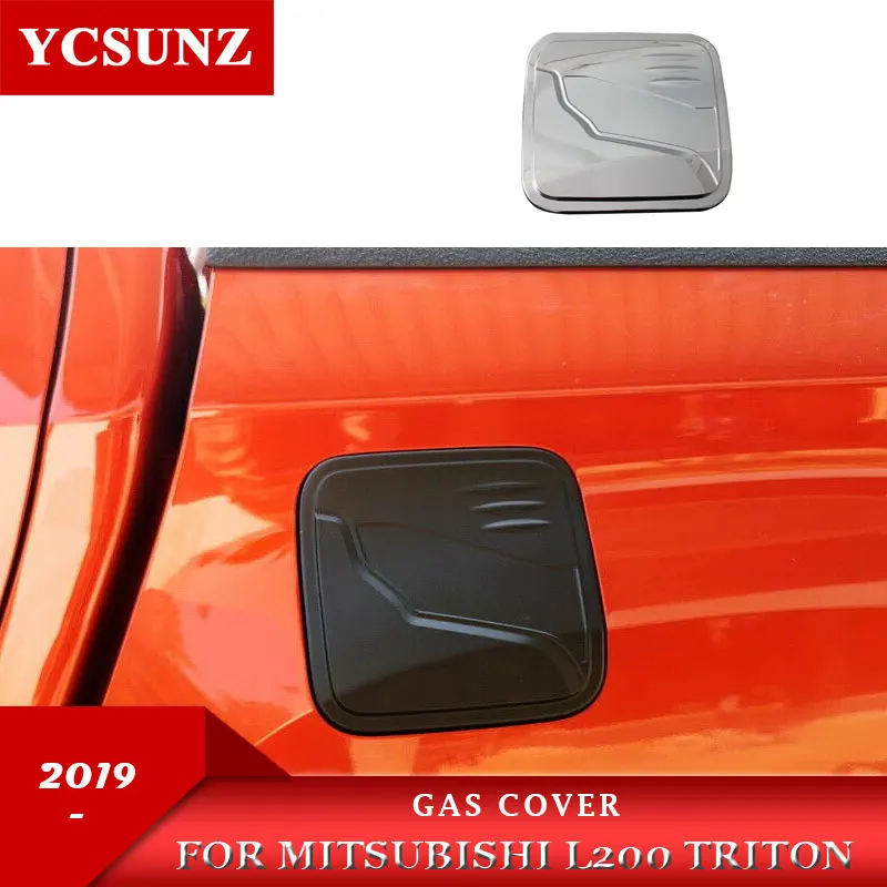 

Gas Cover For Mitsubishi L200 Triton 2019 2020 Ram 1200 Strada Strakar Barbarian ABS Chrome Color