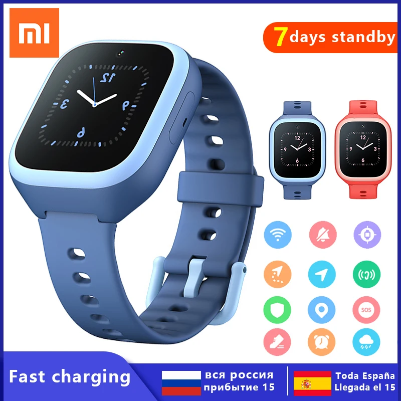 Original Xiaomi Mitu Children's Phone 4C Student Smart Waterproof Positioning 4G Multifunctional Bracelet Watch | Электроника