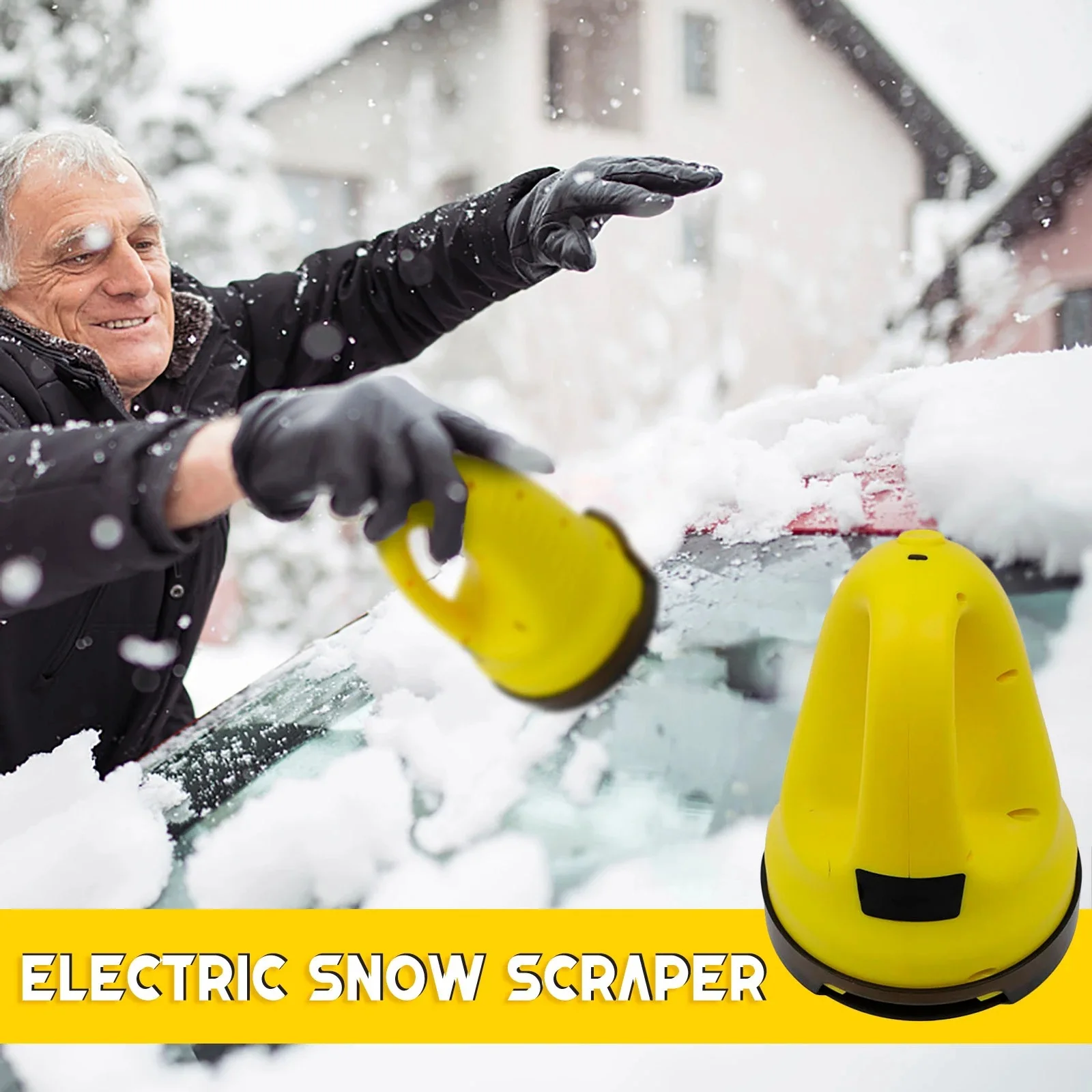 Electric Snow Scraper Winter Automobile Special Electric Snow Scraper Glass Ice Shovel Snow Scraper Quick Efficient Easy Gadgets