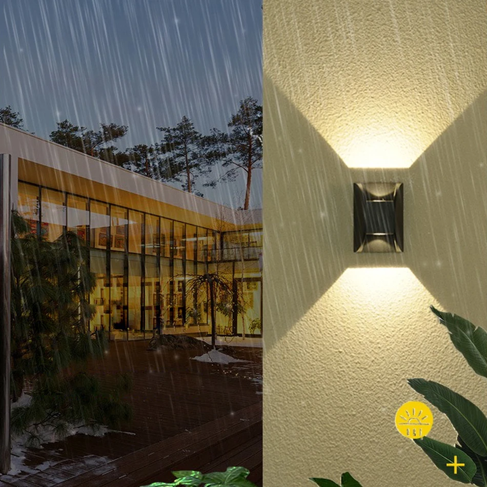 

Уличный водонепроницаемый IP65 Настенный светильник, современный светодиодный уличный настенный светильник, светодиодный светильник для дв...