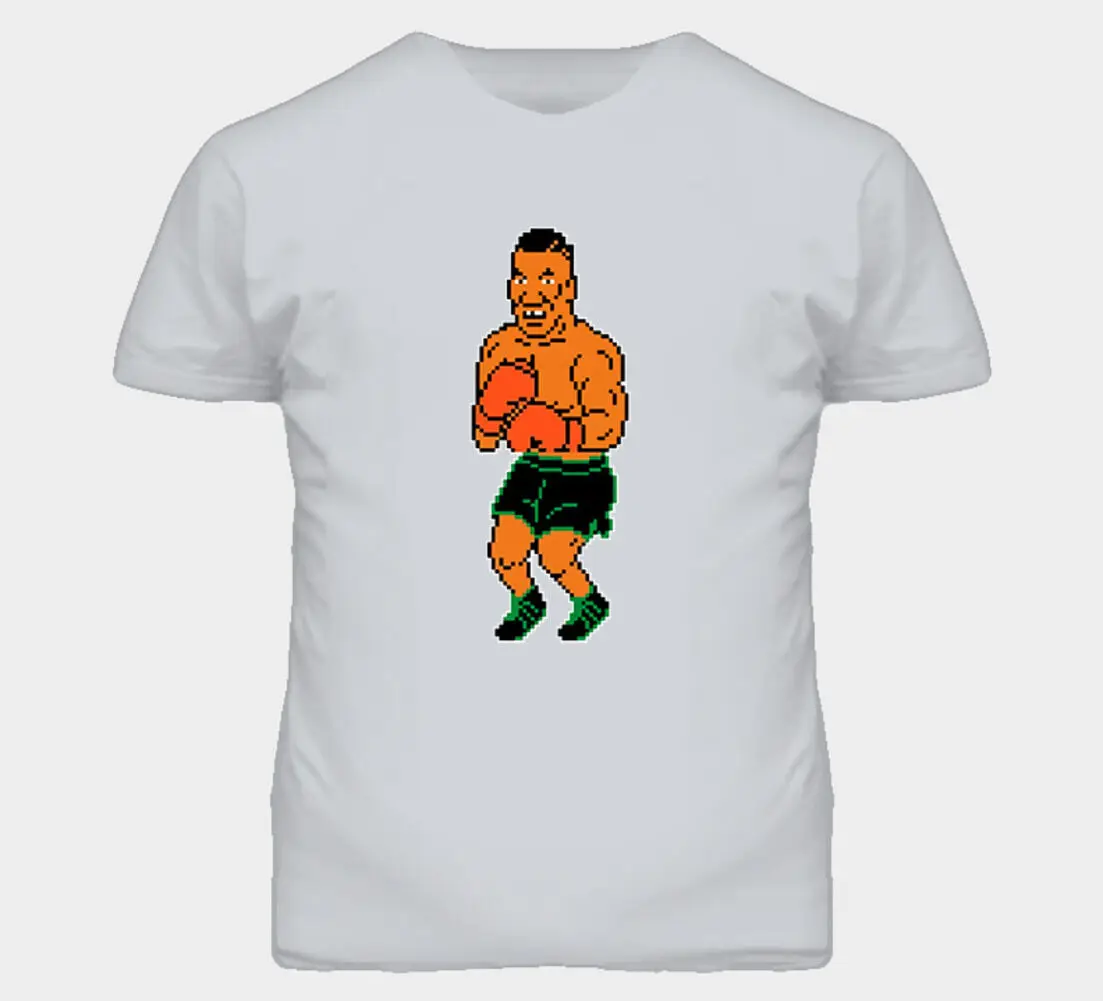 

Mike Tysons Punchout Tyson 8 Bit Boxing T-Shirt Summer Cotton O-Neck Short Sleeve Unisex T Shirt New Size S-3XL