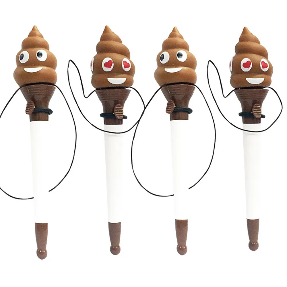 

1Pc Cartoon Cute Ballpoint Pen 0.7mm Black Ink Signature Pen Kawaii Stationery Kids Praise Gifts School Office Writing Supply