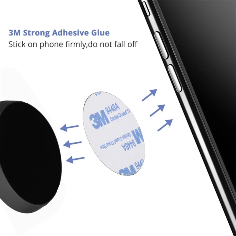 Магнитная металлическая пластина BSLIUFANG для автомобильного держателя телефона