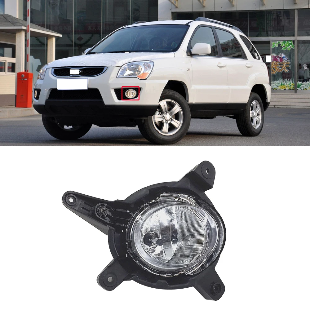 CAPQX для Kia Sportage 2009 2012 переднего бампера Туман светильник дневные ходовые LED DRL