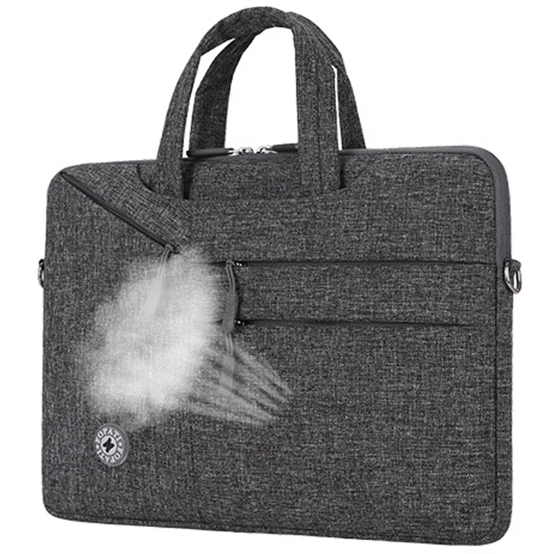 

13/14/15.6 inch laptop bag men's shoulder bag waterproof multi-slot pocket messenger bag fashion briefcase business man