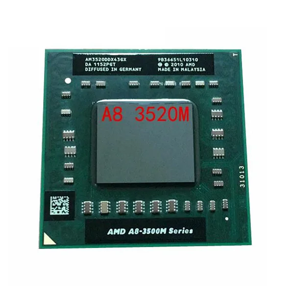 Оригинальный ноутбук CPU A8 3520M разъем FS1 процессор 4M Cache/1 6 ГГц/четырехъядерный