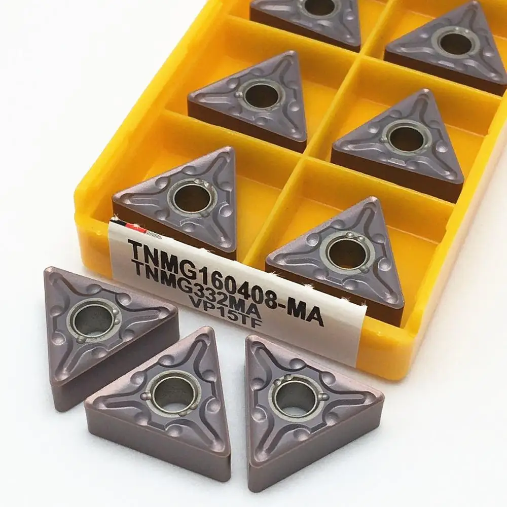 

Высококачественная карбидная TNMG160408 MA VP15TF фрезерная вставка CNC Внешний токарный инструмент TNMG 160408 токарная вставка
