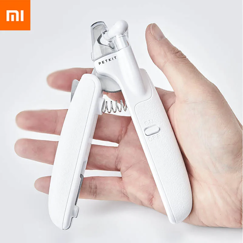 

NEW2022 Xiaomi PETKIT Pet Dog Cat Nail Clipper Scissors Pet Nail Toe Claw Clippers Scissor With LED Light Nail Trimmer Beauty