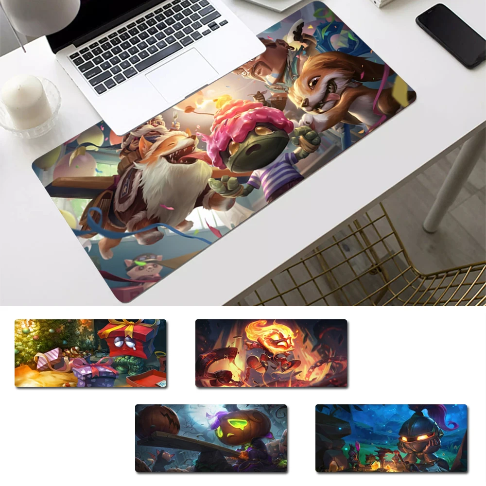 

Accessories League of Legends Amumu Gaming Mouse Pad Gamer Keyboard Maus Pad Desk Mouse Mat Game Accessories For Overwatch