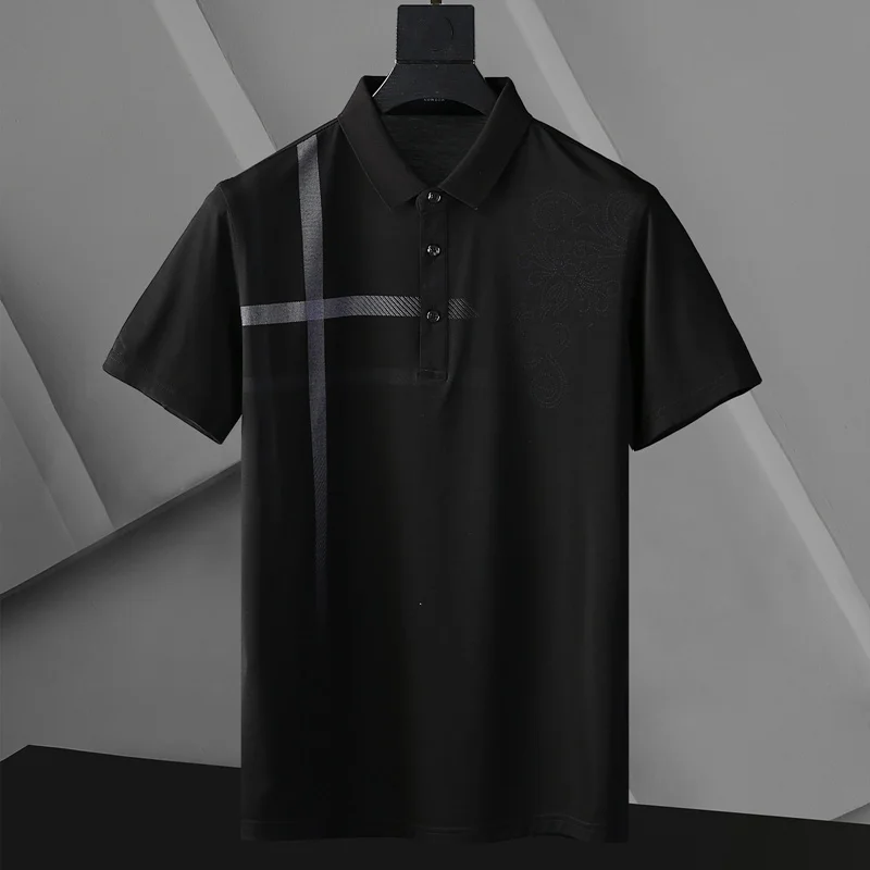 

Brand New Men Polo Shirt Men Solid Casual Cotton Polo Giraffe Men Slim Fit Embroidery Short Sleeve Men's Polo