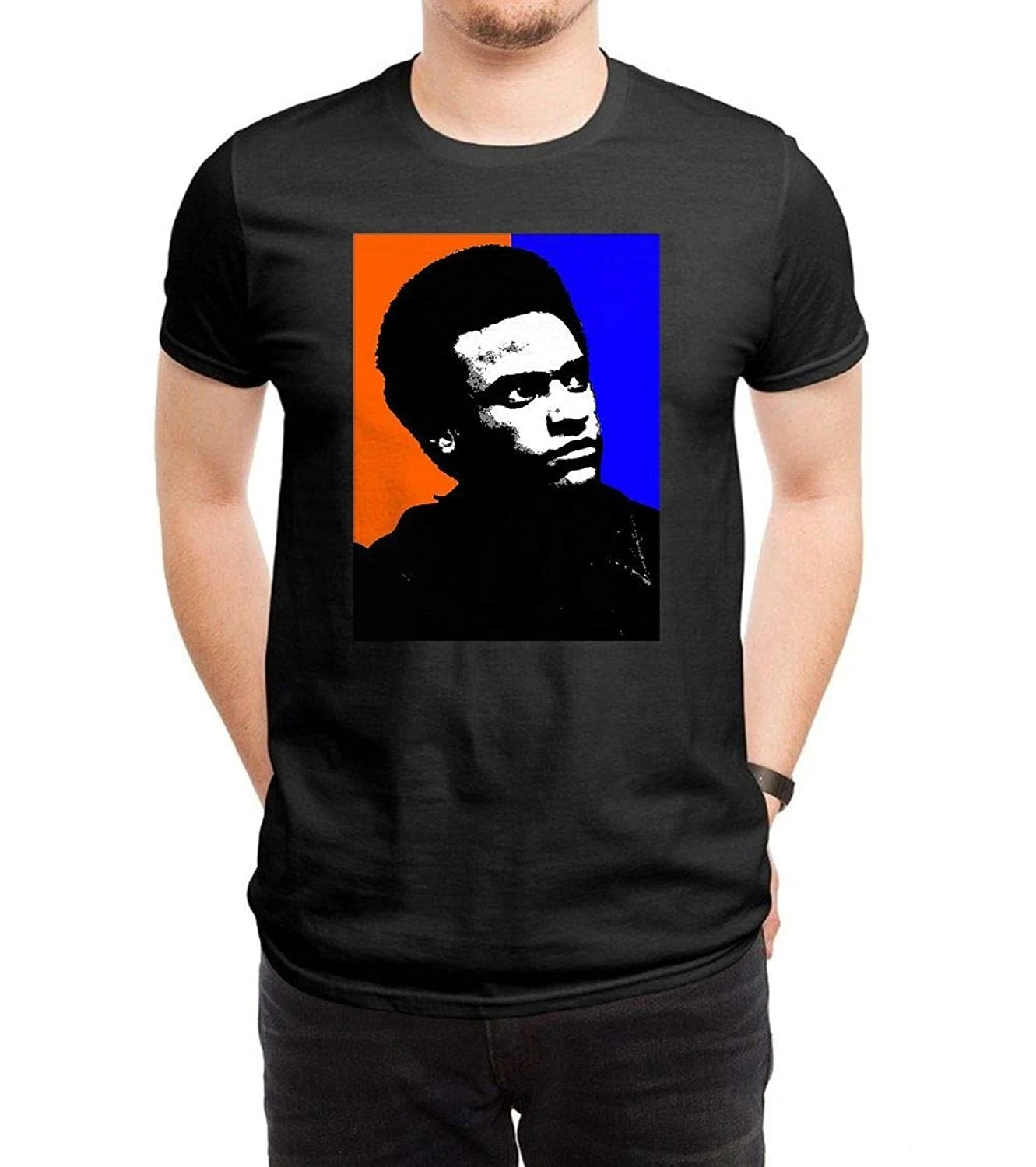 

LILILOV мужские футболки Huey P. Черный Плакат Ньютона