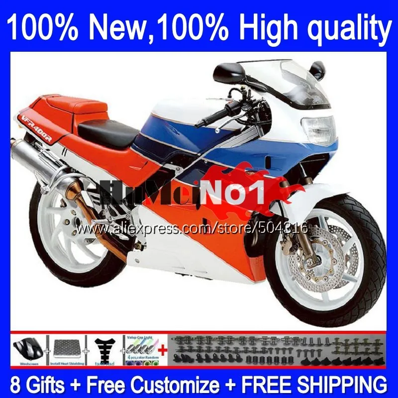 

Body For HONDA VFR400 R V4 VFR400RR RVF400R 150MC.196 RVF VFR 400 R RR 400R CC NC24 87 88 VFR400R 1987 1988 Fairing Factory Red