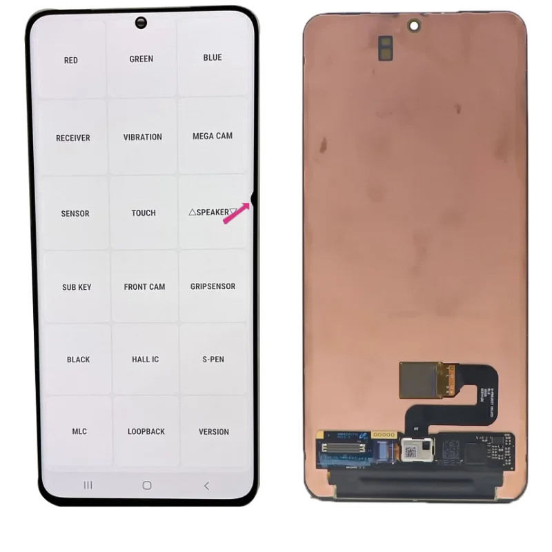 Pantalla AMOLED Original para Samsung Galaxy S21 Ultra 5G G998F G998F/D, digitalizador de pantalla t&aacute;ctil, montaje de pantallas LCD con puntos-5