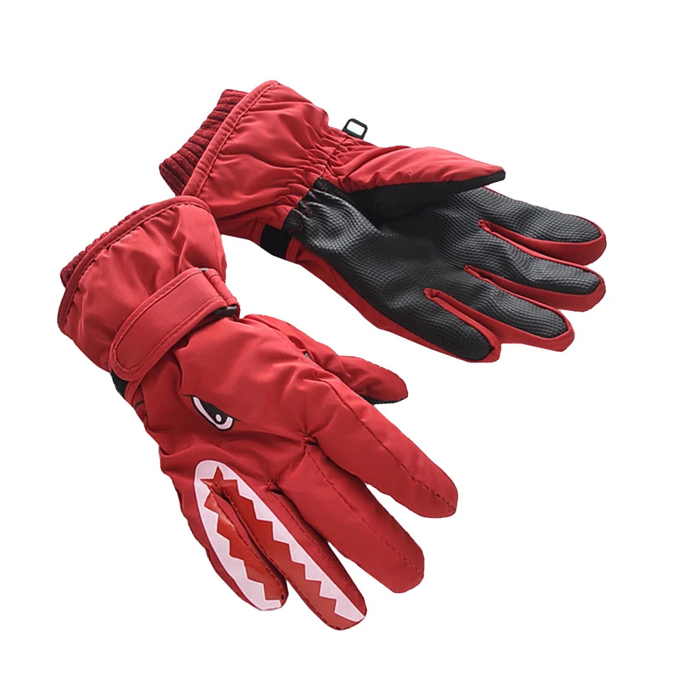 

1 Pair Portable Outdoor Kids Ski Practical Riding Sports Finger for Mountain Climbing Hiking (Random Color