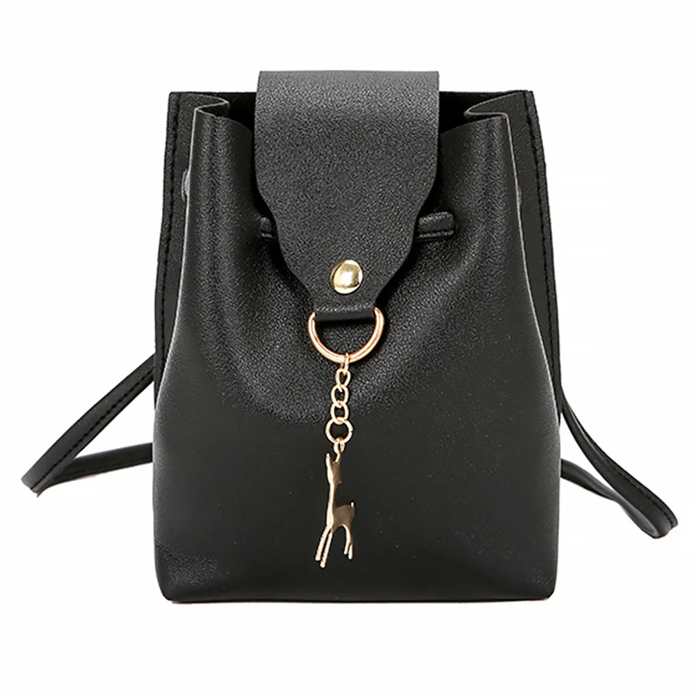 

Women Portable Travel Single Shoulder Shopping Multipurpose Exquisite Crossbody Fashion Casual Bucket Type Mobile Phone Bag