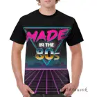 Забавные семья сот ветствующие одежда Сделано в 80S - Born In восьмид Неоновый сетки для мужчин, женские топы, женские футболки, футболки для девочек детская футболка