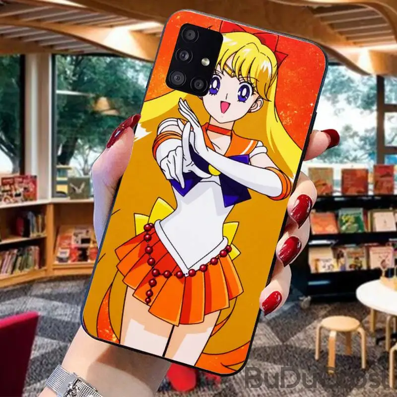 

Sailor Venus Moon Phone Case for Samsung A91 01 10S 11 20 21 31 40 50 70 71 80 A2 CORE A10
