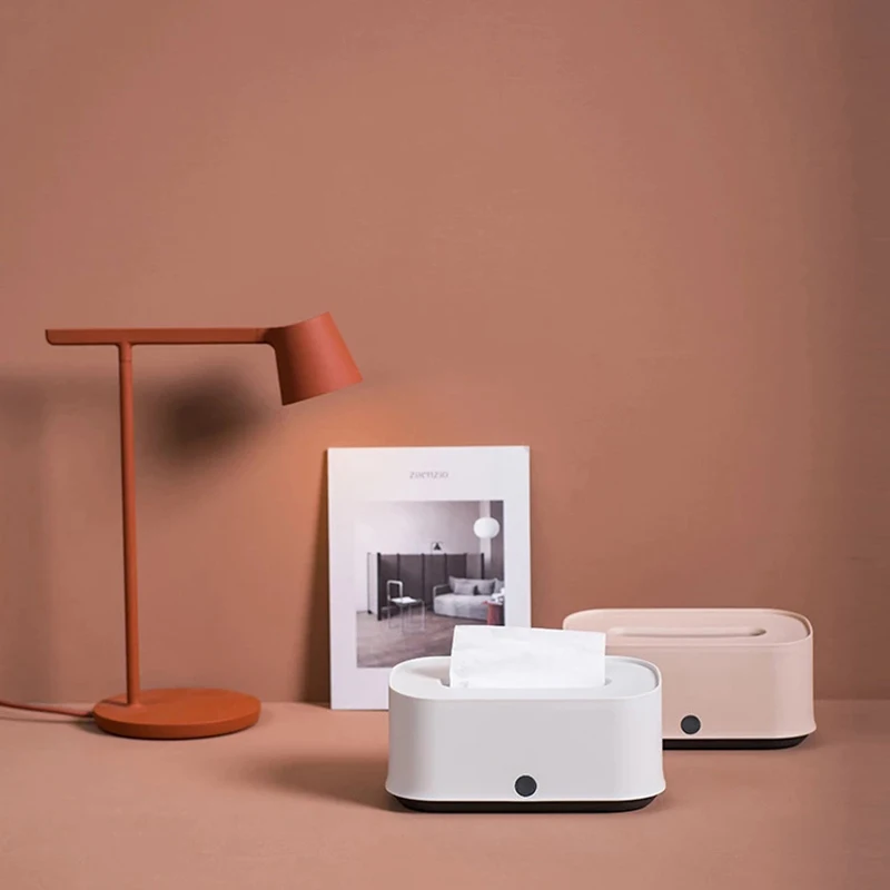 

Tissue Box Simple Stylish Home Decor Multifunctional Wooden Plastic Tissue Box Solid Color Nordic Tissue Box