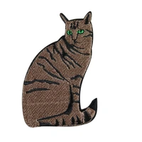 lovely animal embroidery cat diy children sweater t shirt jeans holes patch decorate patch accessories