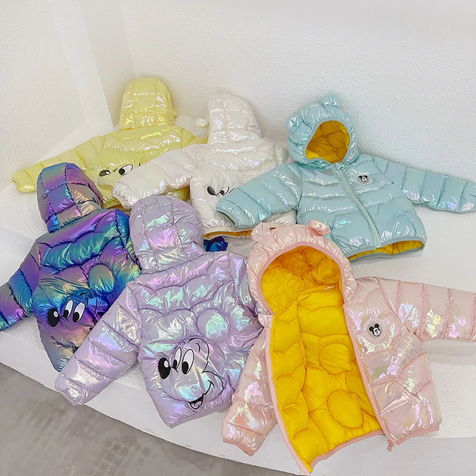 Детский легкий пуховик для девочек и мальчиков на белом утином пуху | Детская