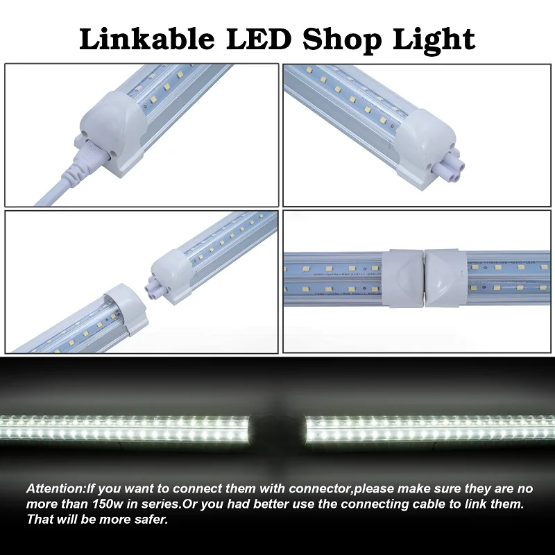 T8 светодиодный светильник с интегрированной v образной трубкой со встроенным