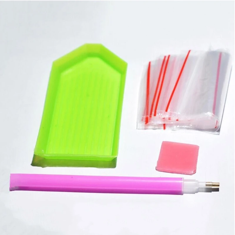 

2pcs DIY Special Shape Diamond Painting Tassels Pendant Partial Drills Painting H3CC