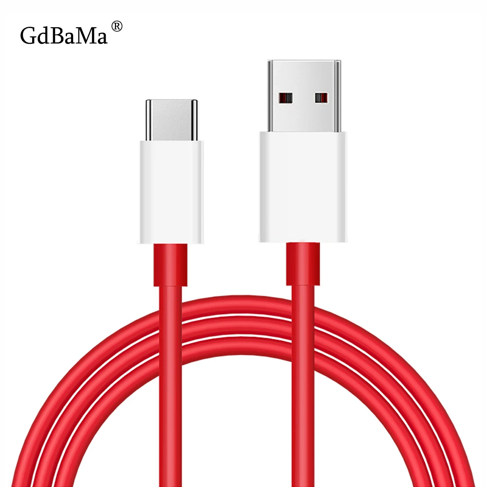 

Original For Oneplus 7 Fast Cable Usb 3.1Type C Cable for Oneplus 6 6T 3 3t 5 5T 7 Pro 5V 4A Red Quick Charge Power Data Cables