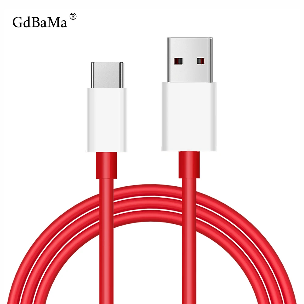 Оригинальный быстрый кабель для Oneplus 7 Usb 3 1 типа C 6 6T 3t 5 5T Pro В 4A красный быстрой