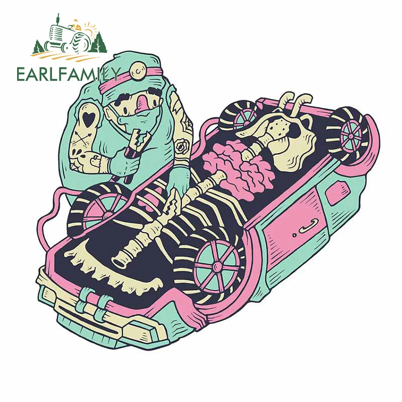 

EARLFAMILY 13cm x 11.5cm for American CPR Vinyl Car Sticker DIY Personality Custom Printing Waterproof Decal for Vehicle VAN