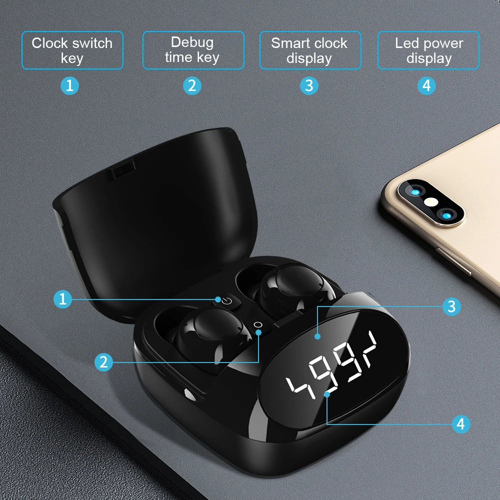 

Auriculares Bluetooth Earphone Tws Headset Fone Auricular Sport Earbuds Wireless With Microphone In Ear Ecouteur Inalambricos