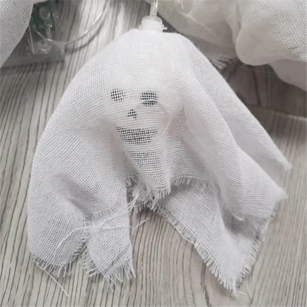 Ghost scary face Хеллоуин струнный светильник 10led ghost festival декоративный ужас атмосферный
