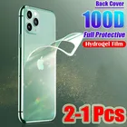 2Pc Back Screen Protector Not Glass For iPhone 7 8 Plus 11 Pro XR X XS Max Protection Hydrogel Film For iPhone 7 6 6s Plus Film