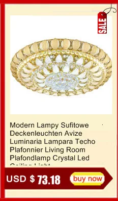Lustre Luminaria светильник лампа Sufitowe винтажный плафон для гостиной Lampara светильник ing Plafondlamp Хрустальный светодиодный потолочный светильник