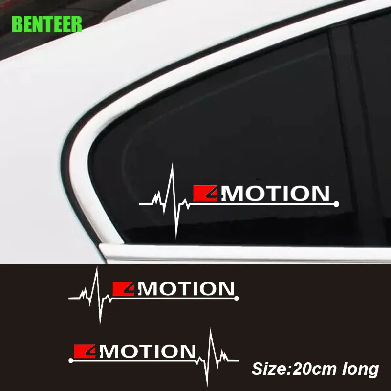 

2pcs 4Motion Car Windows Sticker For Volkswagen T-ROC TAYRON Teramont GOLFR Touran PASSAT Toureg PHIDEON Multivan Carave CC